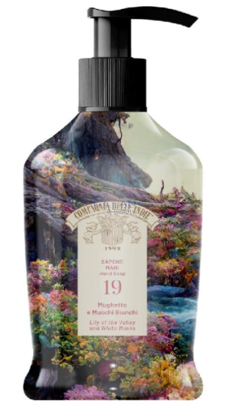 COMPAGNIA DELLE INDIE ТЕЧЕН САПУН 19.МОМИНА СЪЛЗА И БЯЛ МУСКУС 300мл помпа