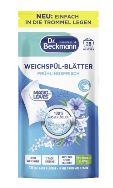 Д-р Бекман омекотител на ленти Пролетна свежест 14бр