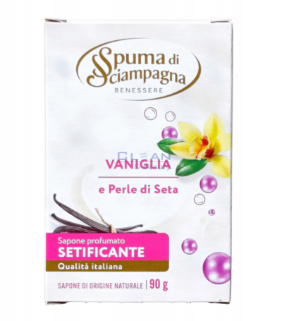 САПУН SPUMA DI SCIAMPAGNA SETA/VANIGLIA 90гр