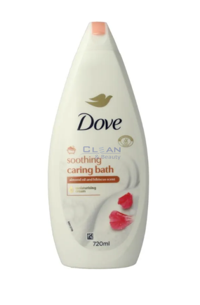 ДУШ ГЕЛ DOVE  720мл с 1/4 крем хидратант ALMOND AND HIBISCUS 