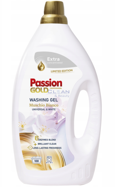 PASSION GOLD ГЕЛ ЗА ПРАНЕ 100пр 3,5л УНИВЕРСАЛ MUSCHIO BIANCO