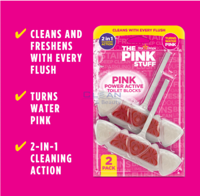 THE PINK STUFF МАГИЧЕСКО БЛОКЧЕ ЗА АРОМАТИЗИРАНЕ И ПОЧИСТВАНЕ НА WC 2бр